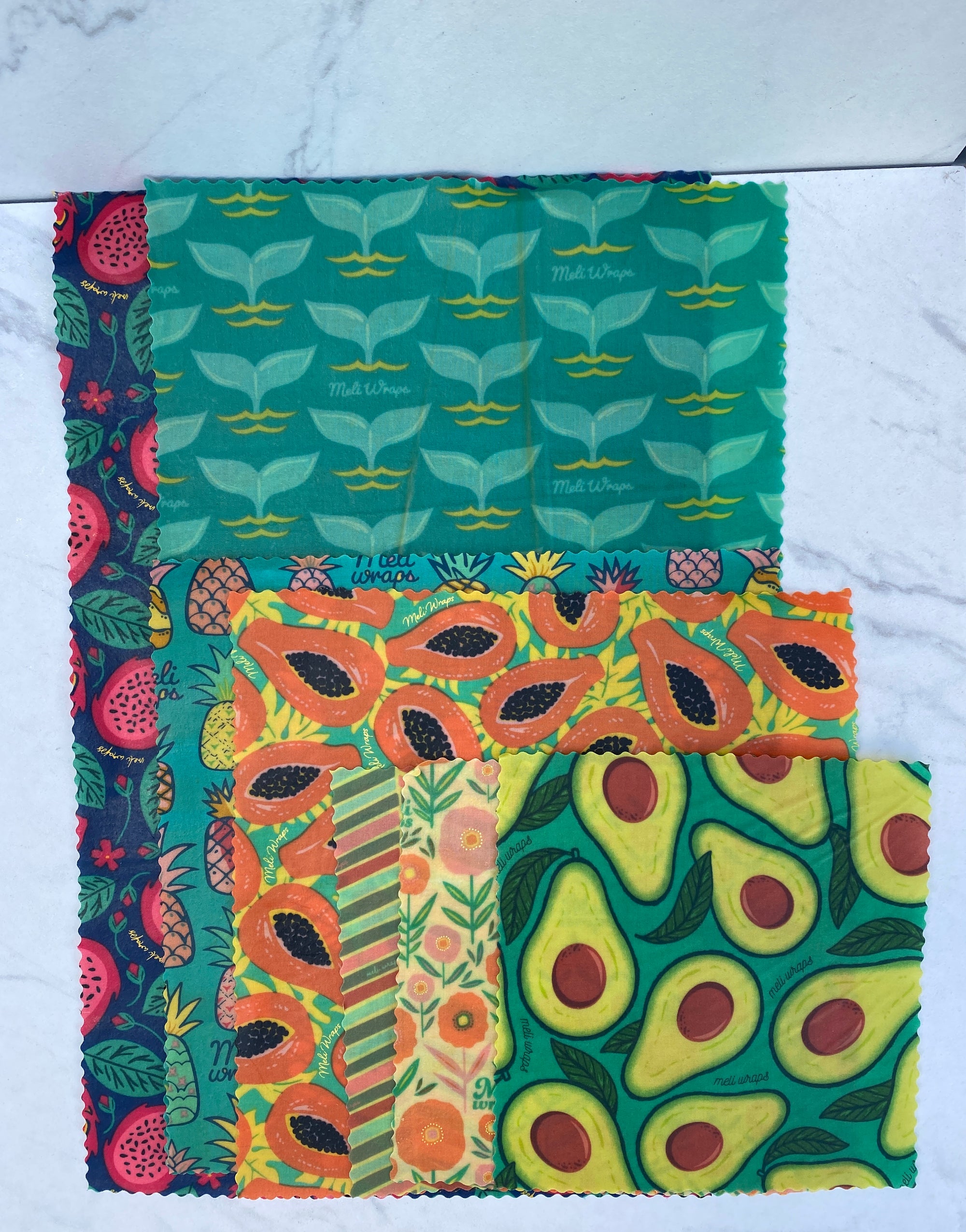 Mystery Prints "Ugly Duckling" Wraps -  Pack of 12 single small Factory Seconds