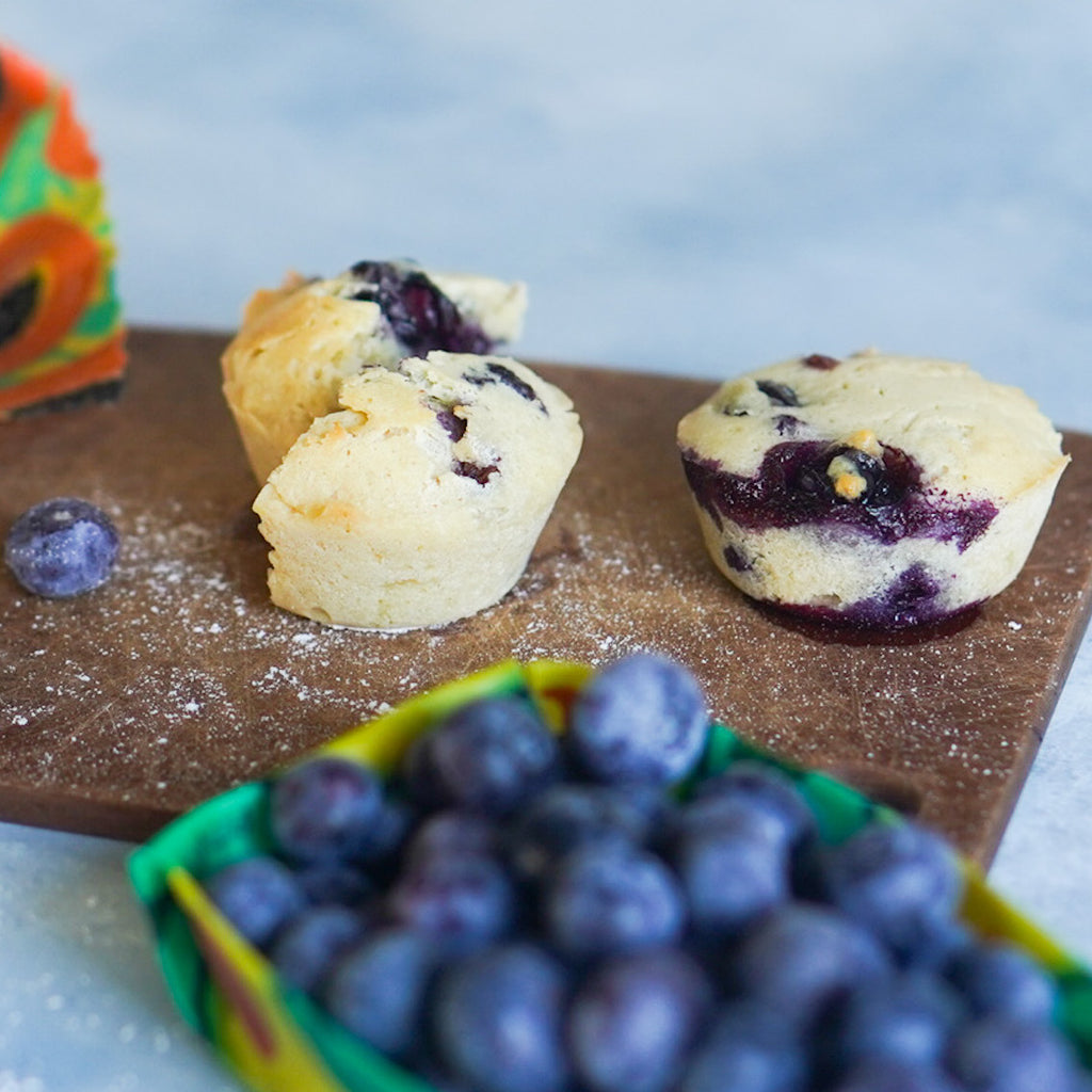 Healthy Blueberry Muffins