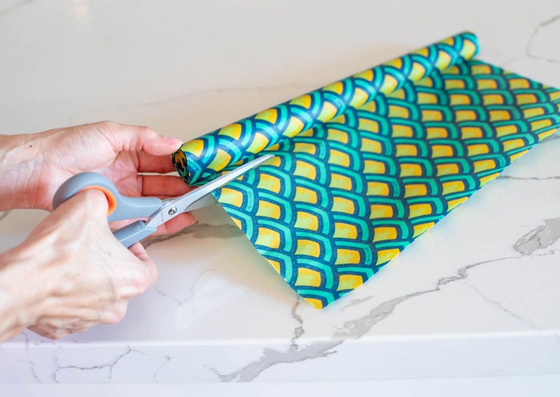 Beeswax Wrap Bulk Roll - Scales Print