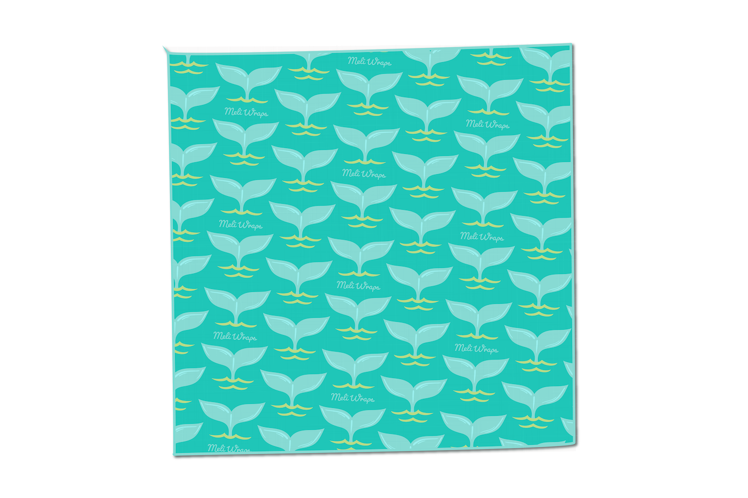 Meli Wraps Organic Cotton Reusable  Napkin - Tails Print